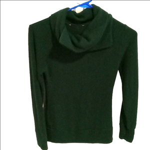 ( 378) KAVU LONG SLEEVES DARK GREEN SOFT SWEATER